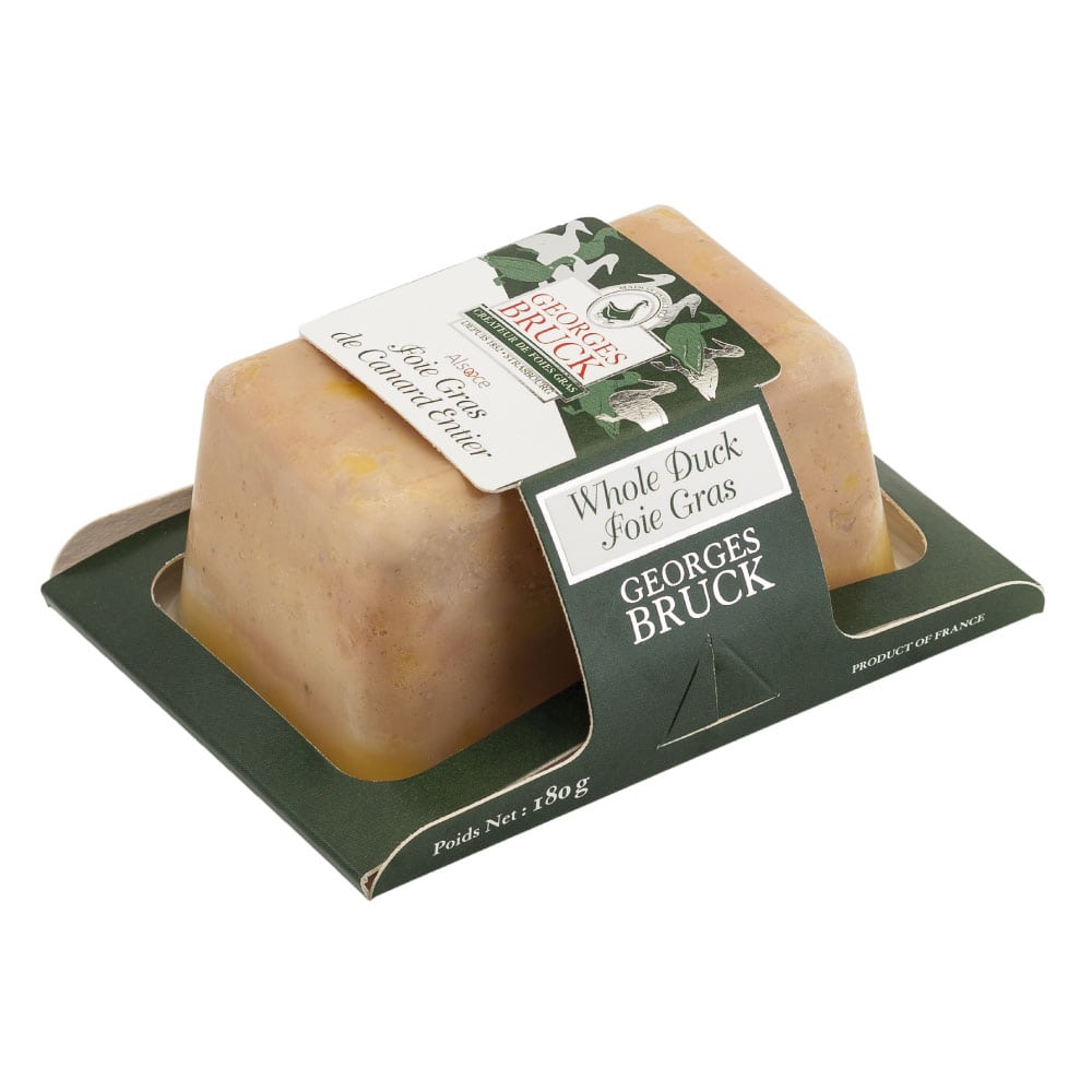 Le bocal de Foie gras d'Oie Entier en gelée au Madère - Boutique en ligne -  Georges Bruck