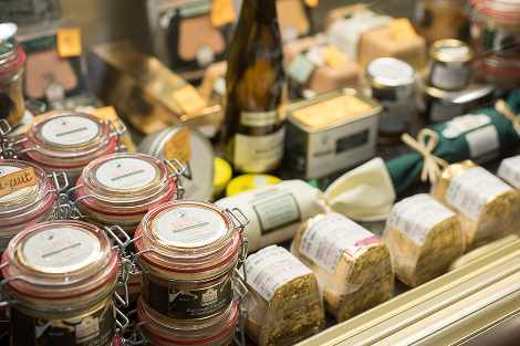 Gamme de produit de la Maison Georges Bruck dans sa boutique strasbourgeoise